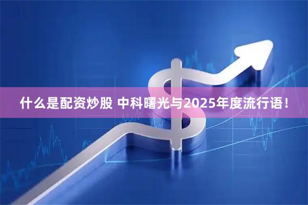 什么是配资炒股 中科曙光与2025年度流行语！